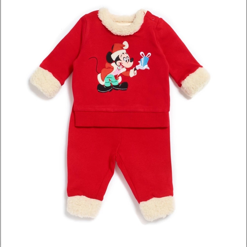 ✨NEW✨  Mickey Mouse Christmas Festive Baby Outfit set